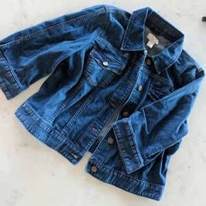 Loft outlet cropped jean jacket